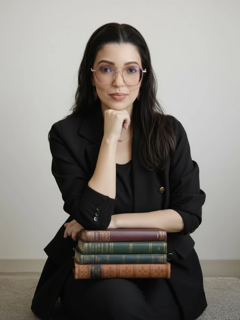 Psicóloga Mayara Carvalho Atendendo